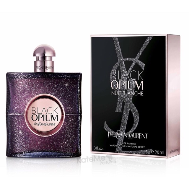 น้ำหอม แท้100% YSL Yves Saint Laurent Black Opium Nuit Blanche EDP 90 ml.