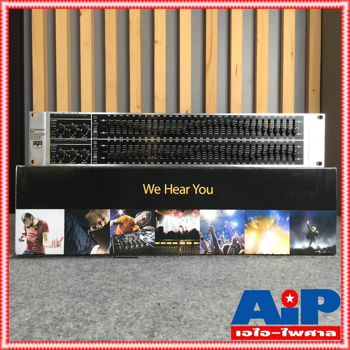 BEHRINGER FBQ-3102 EQ fbq 3102 fbq3102 เครื่องปรับแต่งเสียง เครื่องเสียง อีคิว เอไอ-ไพศาล +++