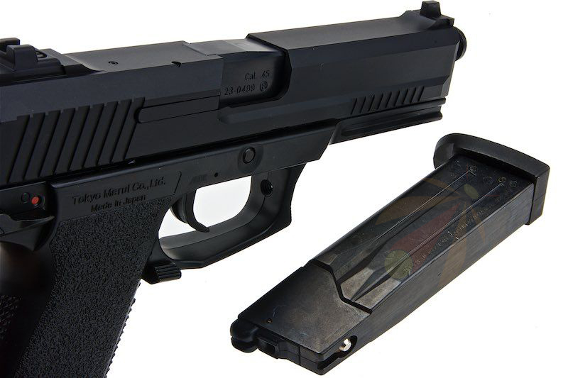 Tokyo Marui MK23 Airsoft SOCOM Fixed Slide Full Set Green Gas Pistol (TM-MK23SET01)