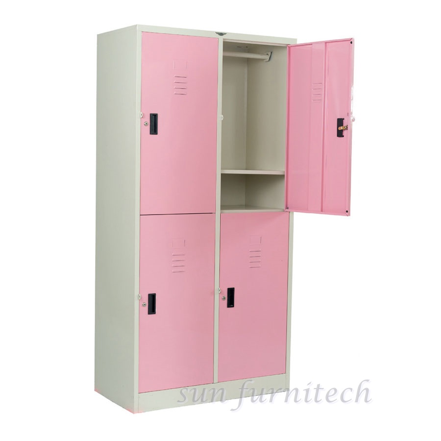 ตู้ล็อกเกอร์, ตู้ล็อกเกอร์ 4 ช่อง, ตู้ล๊อกเกอร์ 4 ประตู ยี่ห้อ Elegant รุ่น LK 04