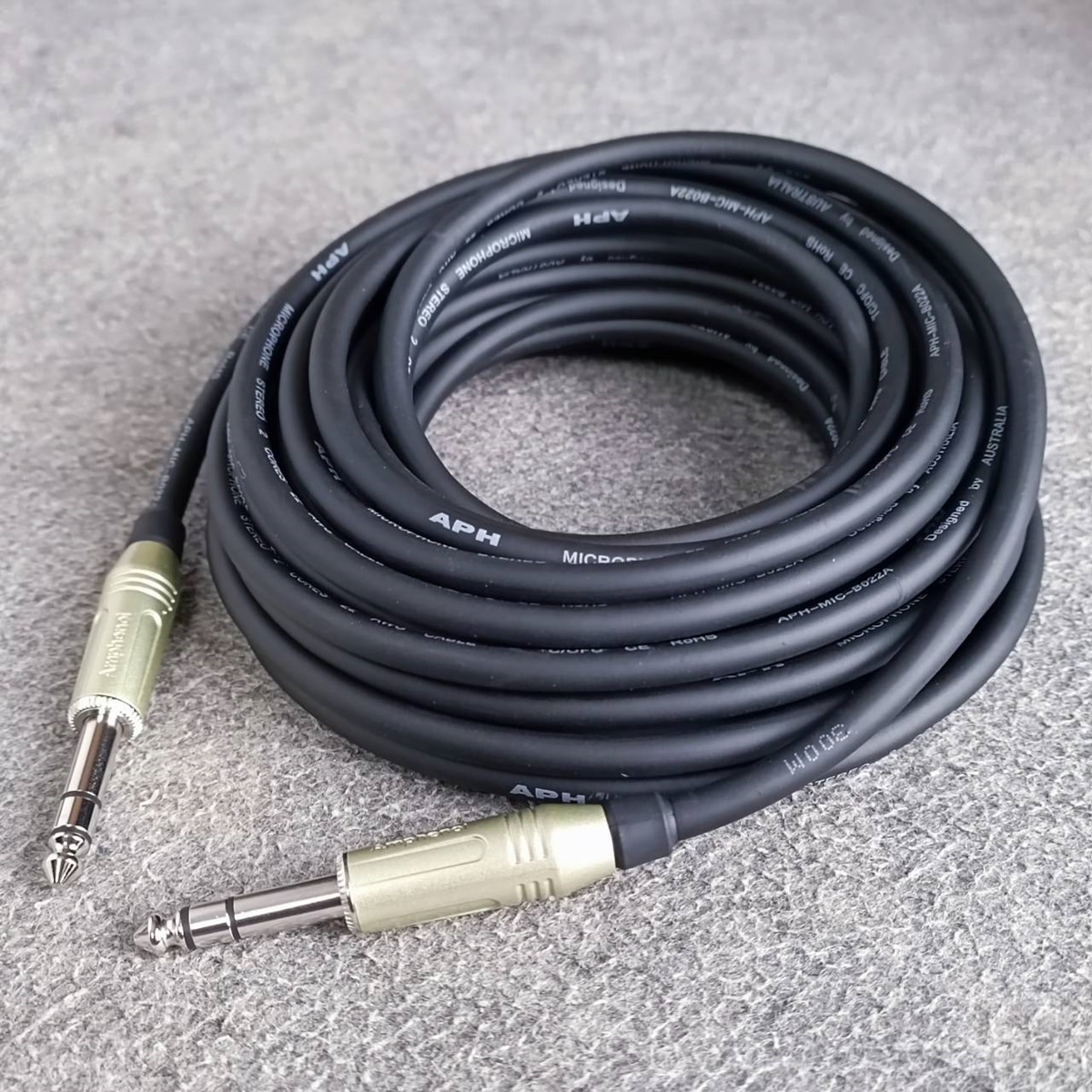 AMPHENOL สาย PHONE STEREO หัวท้าย 10เมตร CA31-31-C-010 สายTRSหัวท้าย สายแจ็คไมค์สเตอริโอ สายสัญญาณสำเร็จรูป เอไอ-ไพศาล