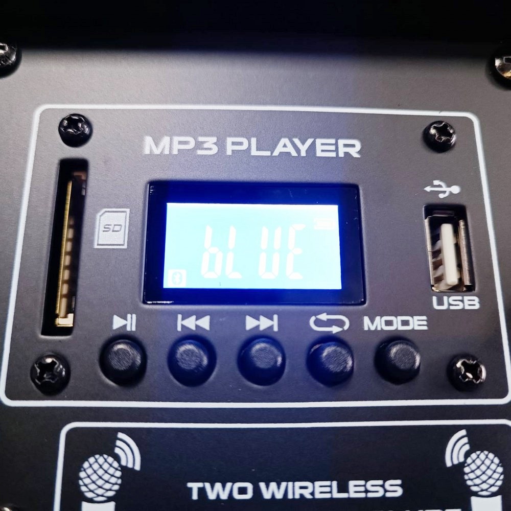 DECCON AK15-201 (NO.01) ลำโพง15นิ้ว+ไมค์ลอยUHF ตู้ลำโพงเคลื่อนที่ล้อลาก 15 นิ้ว บลูทูธ ไมโครโฟนไร้สาย UHF AK15 201เดคคอน AK15201 เอไอ-ไพศาล