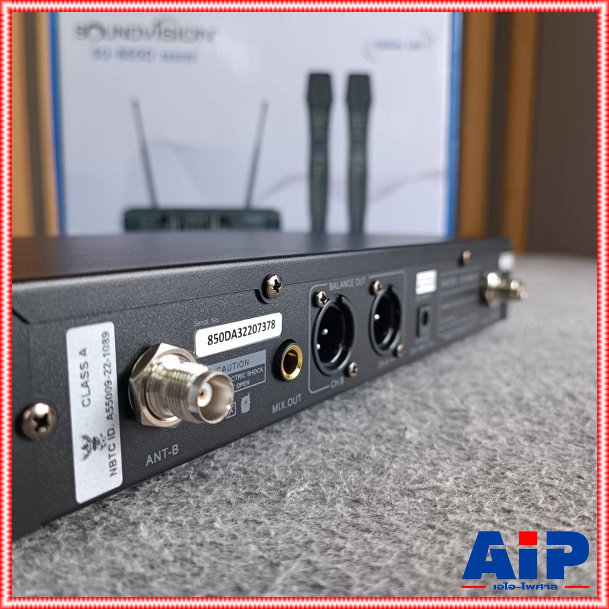 SOUNDVISION SU-850DA/HT ไมค์ลอยคู่ ชุดไมค์ลอย ดิจิตอล มือถือคู่ ย่าน UHF SU-850DA SU850DA SU850 DA SU 850 DA เอไอ-ไพศาล +++