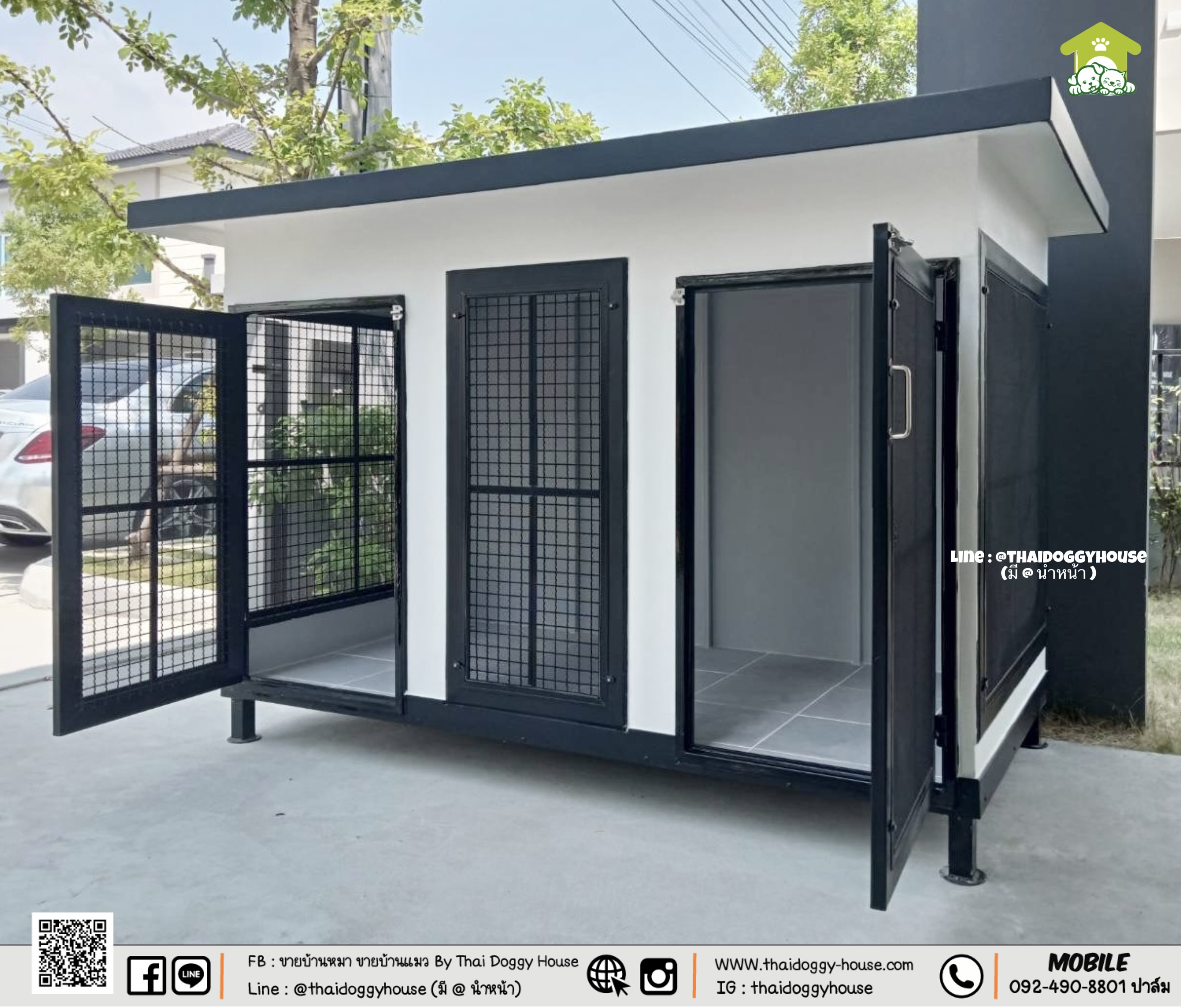 บ้านหมา บ้านแมว " 𝐁𝐎𝐗 𝐒𝐓𝐘𝐋𝐄 𝐁𝐘 𝐓𝐇𝐀𝐈 𝐃𝐎𝐆𝐆𝐘 𝐇𝐎𝐔𝐒𝐄 " &#x