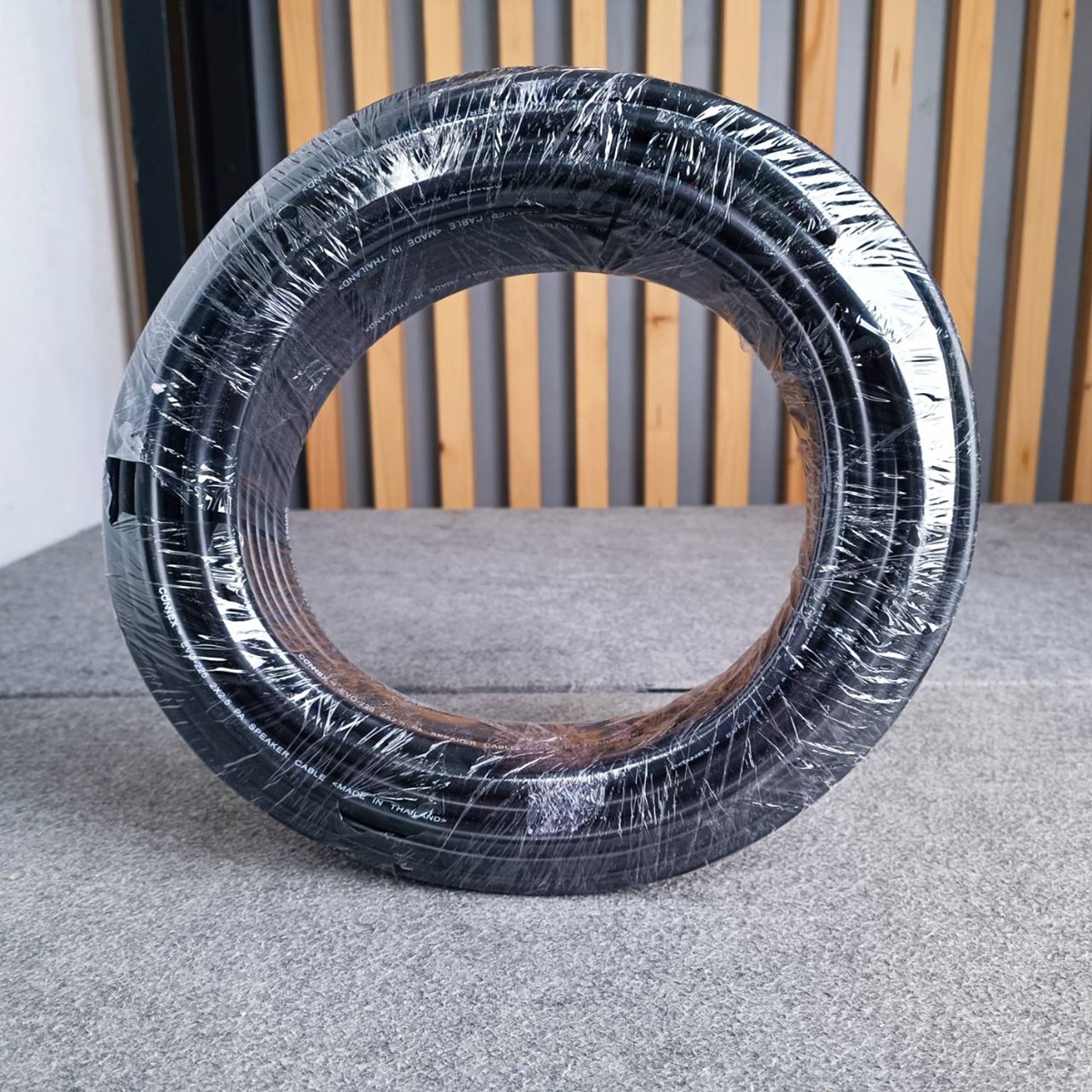 ขด30เมตร CONNEX EVO-225 2x2.5mm สายลำโพง กลมดำ ขนาด2.5mm. สายลำโพงกลางแจ้ง EVO225 EVO 225 ทองแดงแท้