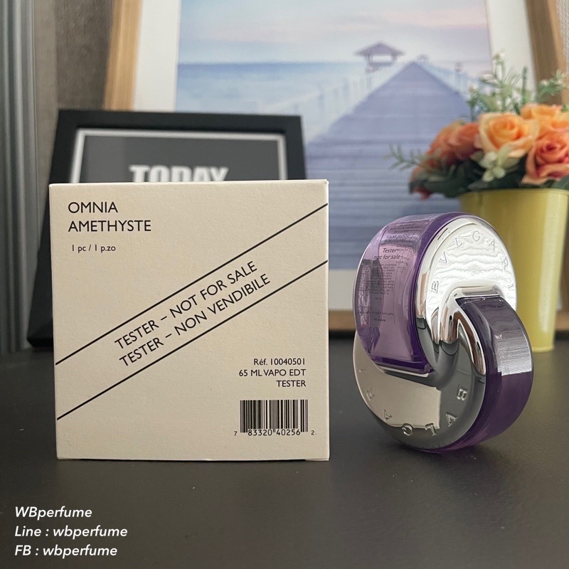 น้ำหอมแท้100% BVLGARI Omnia Amethyste EDT ขนาด 65มล. TESTER