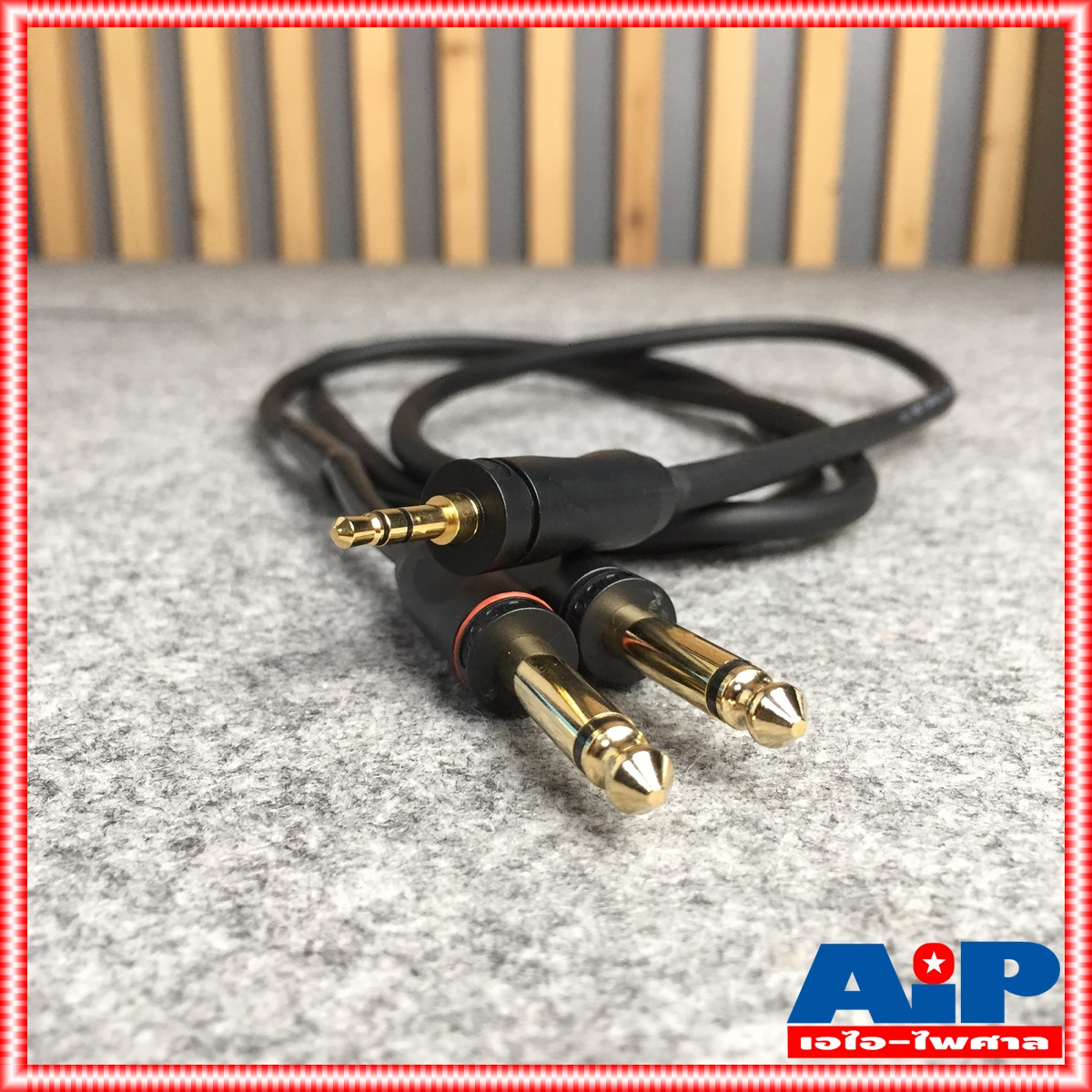 1.5เมตร LIDGE YM 360 สายP.TR-ST-MICx2 สาย1.5เมตร YM-360 YM360 สายสัญญาณ TRS โฟนโมโน รุ่น YM-360 ยี่ห้อ NTS สายเสียงจากโน๊ตบุ๊คเข้ามิกเซอร์
