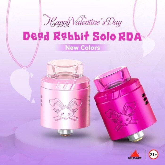 Hellvape Dead Rabbit 3 RDA แท้ 24mm สี Pink Edition มี BF pin