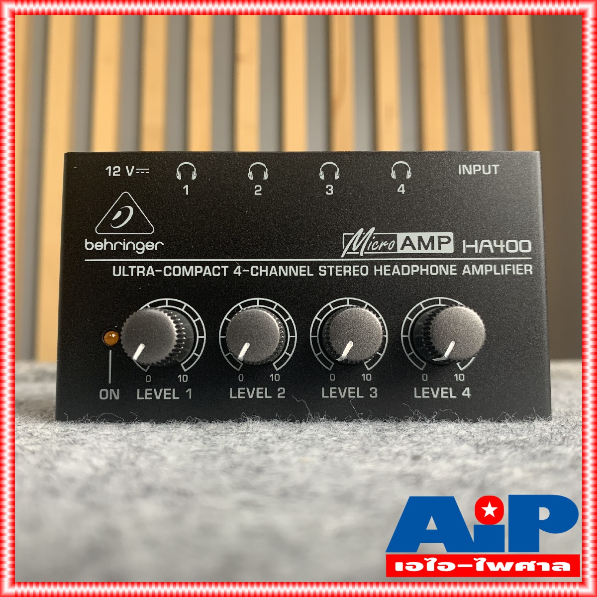 BEHRINGER HA400 HEADPHONE AMP แอมป์ HA-400 HA 400 เครื่องขยายหูฟัง เครื่องแยกหูฟัง แอมป์ขยายหูฟัง เอไอ-ไพศาล +++