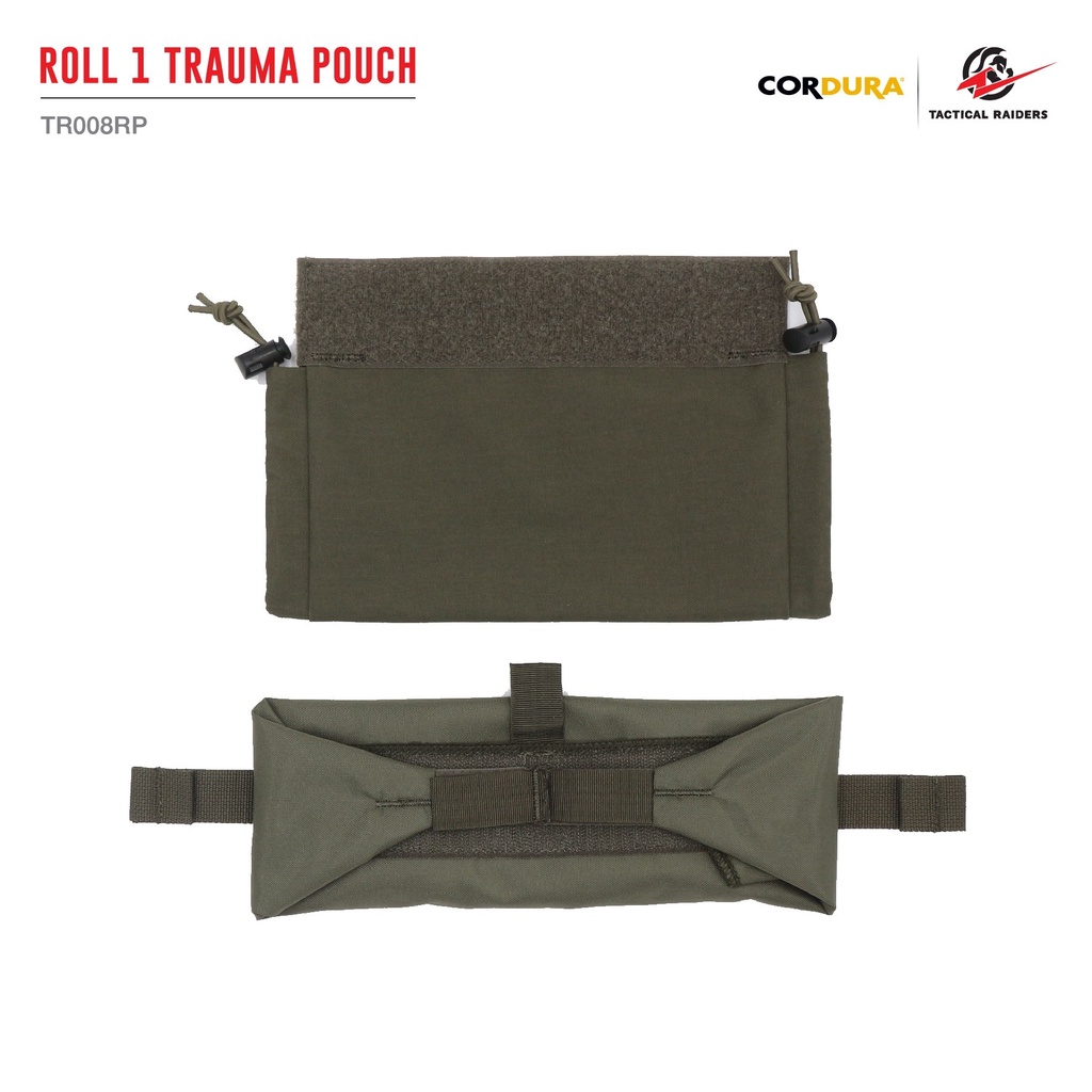 กระเป๋าเสริมติดเวส Roll 1Trauma Pouch [ TR008RP ] ( Tactical Rider )