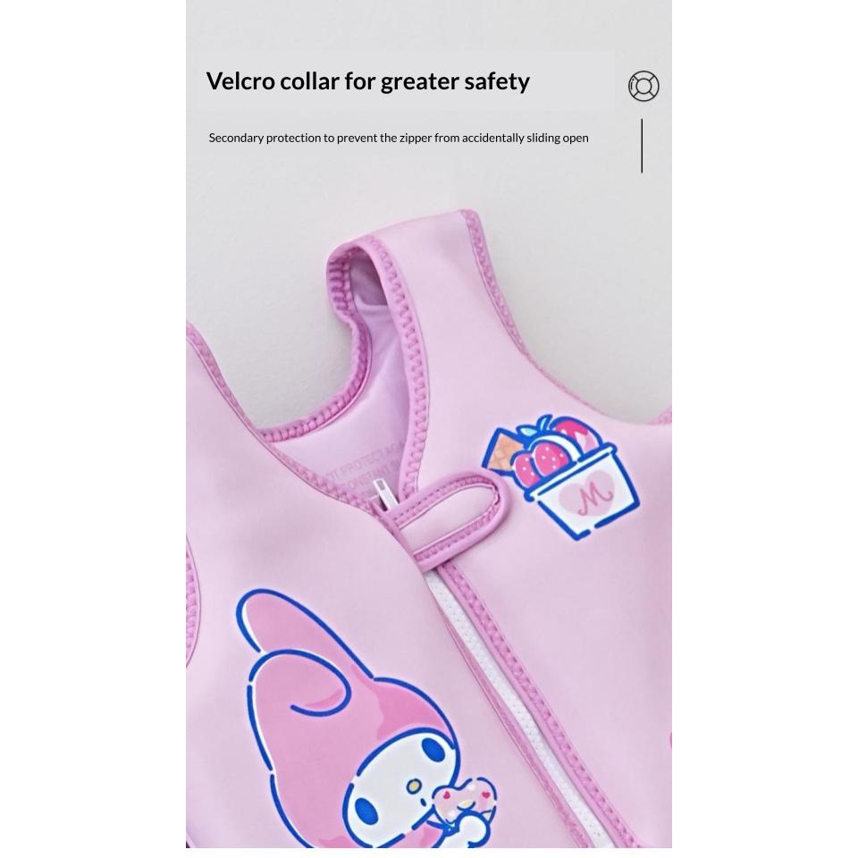 เสื้อชูชีพ เสื้อชูชีพสำหรับเด็กผู้ชายและผู้หญิง ลาย Sanrio ลิขสิทธิ์แท้ - Sanrio Life Jacket