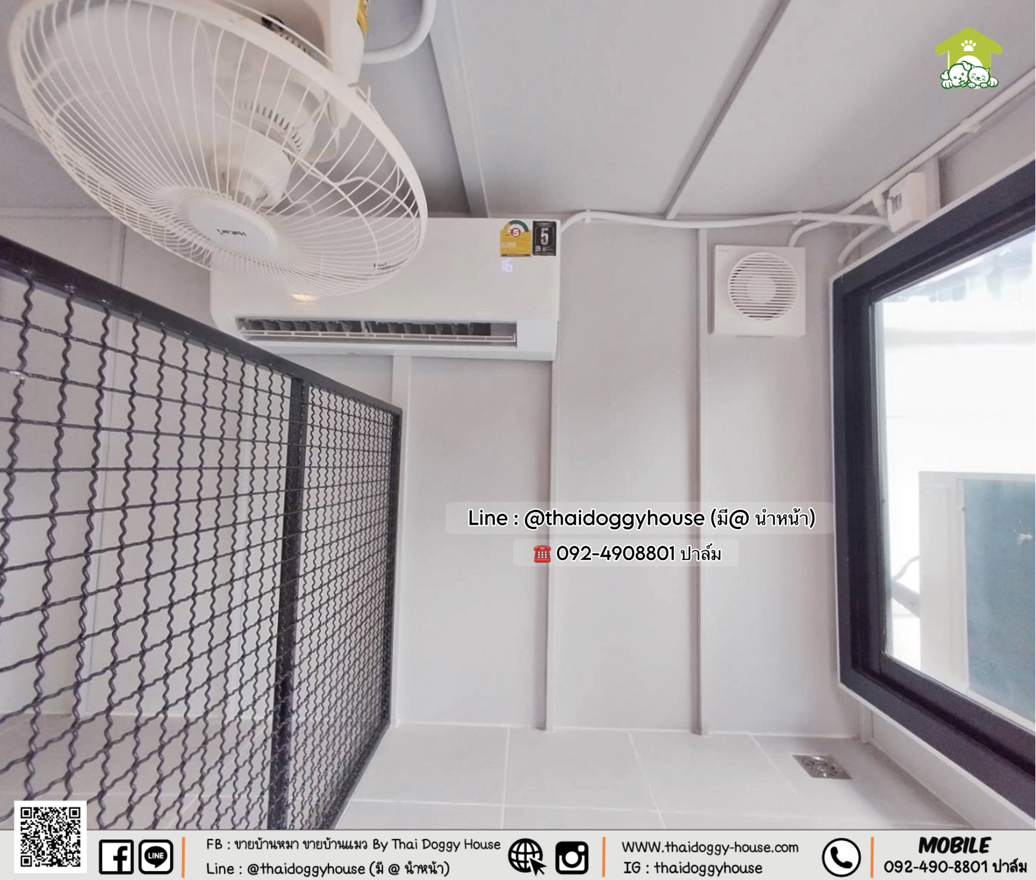 บ้านหมา บ้านแมว 𝐓𝐡𝐚𝐢 𝐝𝐨𝐠𝐠𝐲 𝐡𝐨𝐮𝐬𝐞 แบบบ้าน 𝐁𝐨𝐱 𝐒𝐭𝐲𝐥𝐞