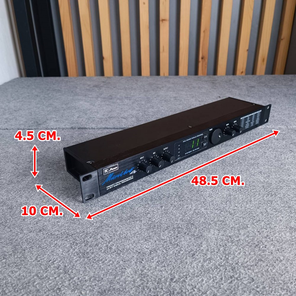 K.POWER MicroVerb4 เอฟเฟค ดิจิตอลเอ็ฟเฟ็ค เครื่องปรับเอฟเฟคเสียงร้องและเสียงดนตรี เครื่องปรับแต่งสัญญาณ MicroVerb 4 Effect K POWER KPOWER เอไอ-ไพศาล