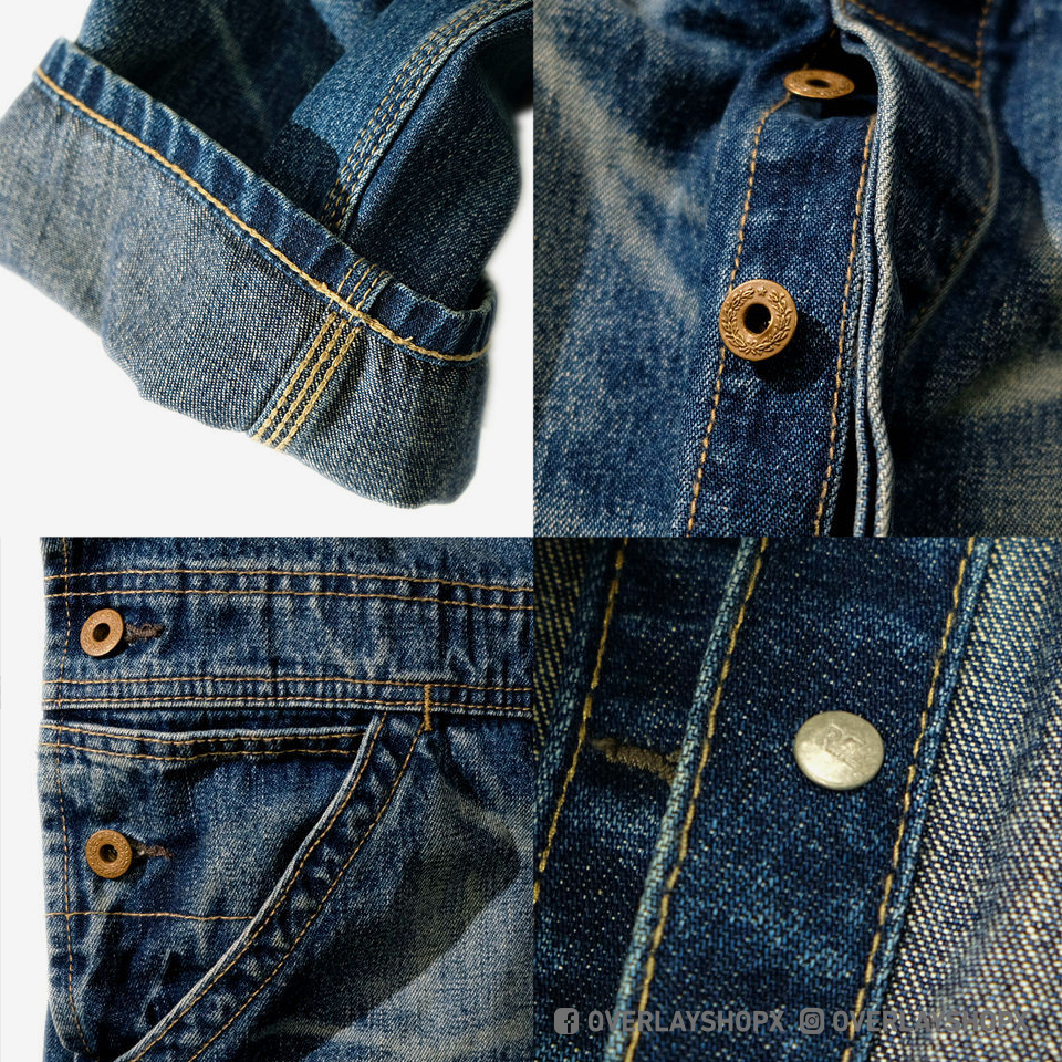 INDIGO DENIM OVERALL