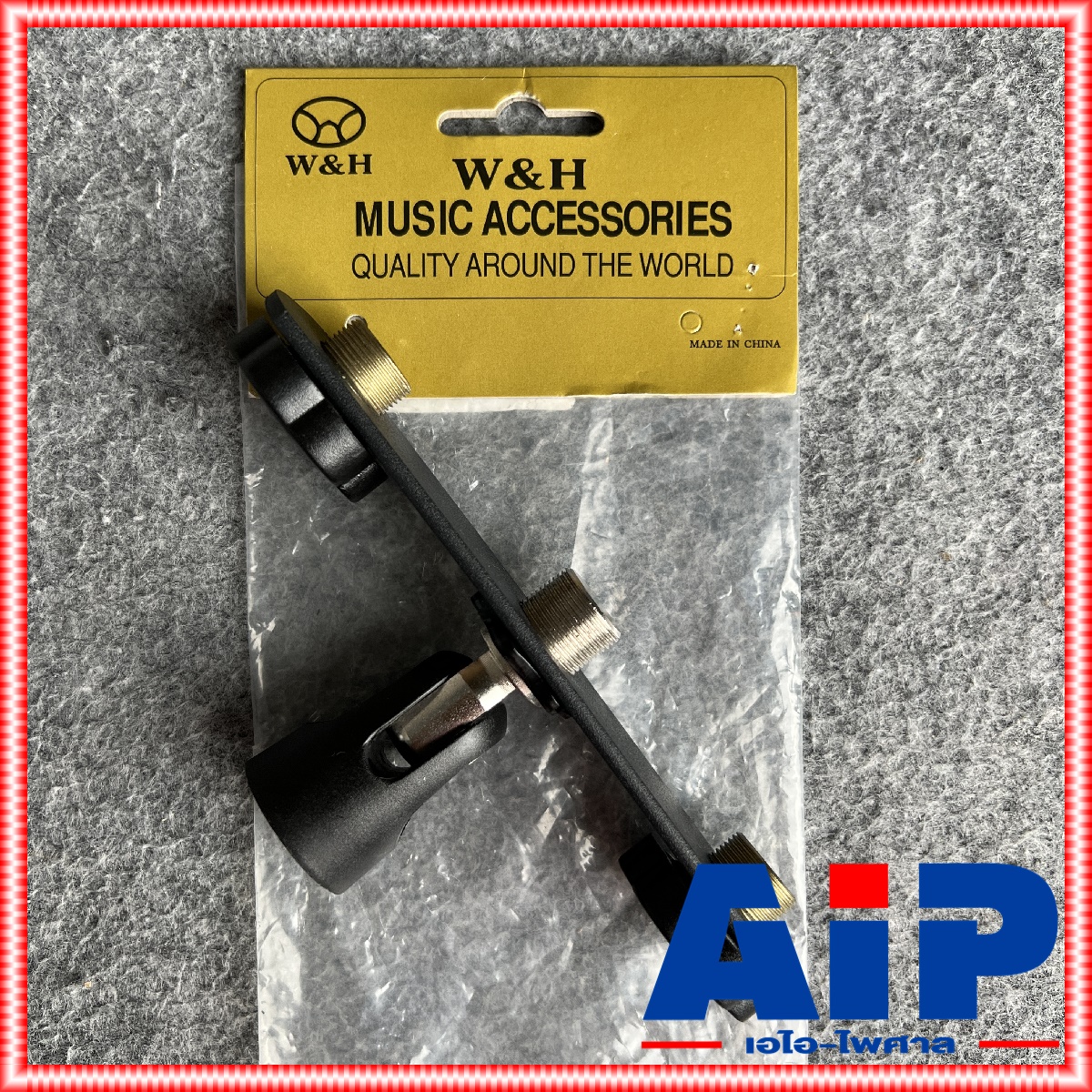 *ไม่รวมคอสวมไมค์และขาไมค์* ที่ใส่คอไมค์3จุด (เขาควาย) W&H SUPERLUX C3 C-3 C 3 วัสดุทำจากเหล็ก แข็งแรงทนทาน เอไอ-ไพศาล