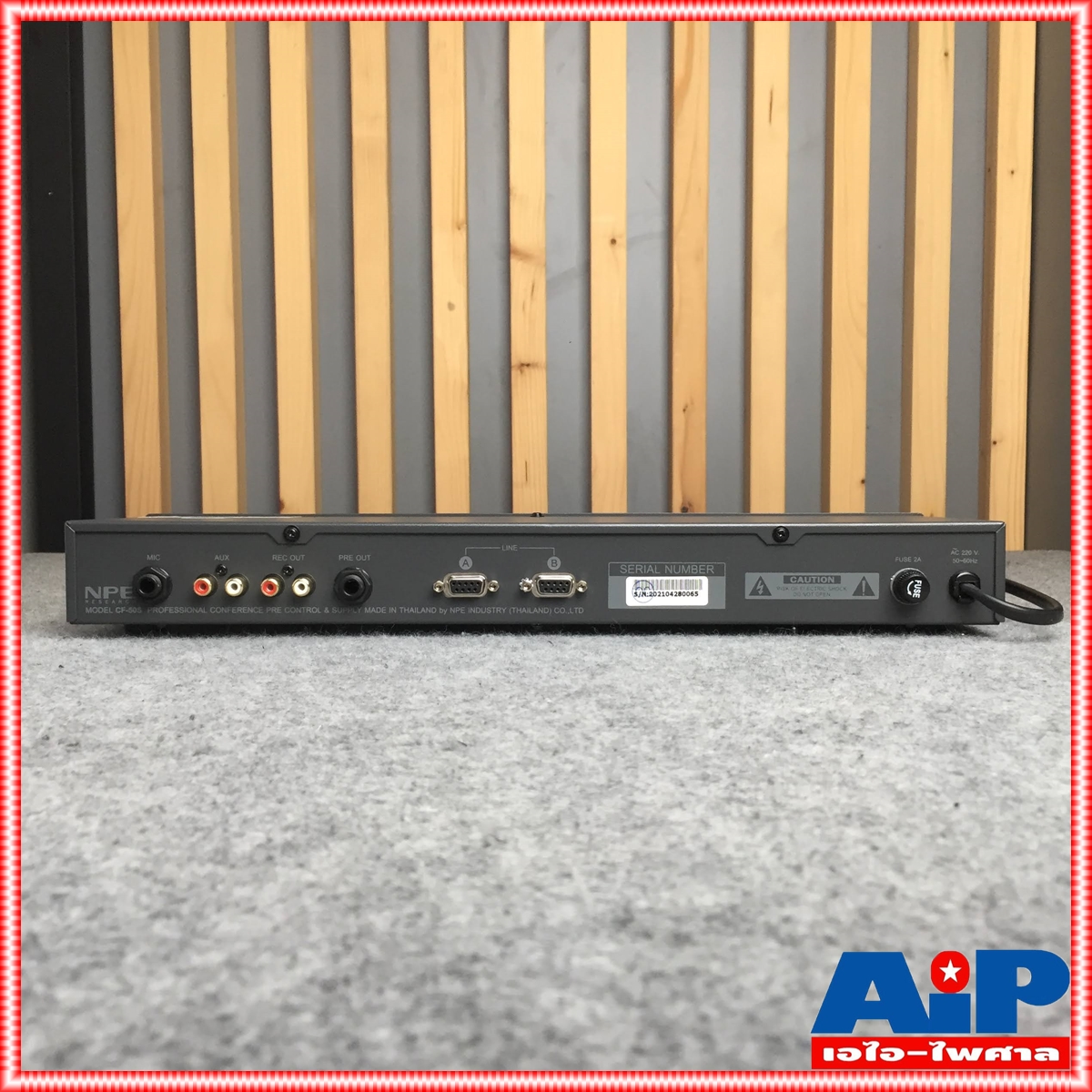 NPE CF-50S PREAMP เครื่องเสียงห้องประชุม แอมป์ไมค์ประชุม ตัวควบคุมไมค์ประชุม เครื่องเสียง ตัวปรับเสียงไมค์ประชุม