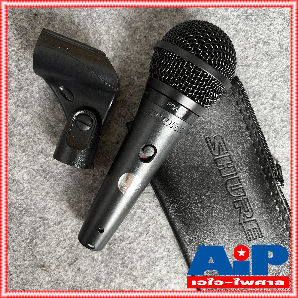 แท้มหาจักร* SHURE ไมโครโฟน รุ่น PGA58-LC PGA58 PGA-58 Dynamic Microphone ชัวร์ ไมค์ ไมค์สาย ไมค์ร้อง ไมค์พูด pga 58 lc +++
