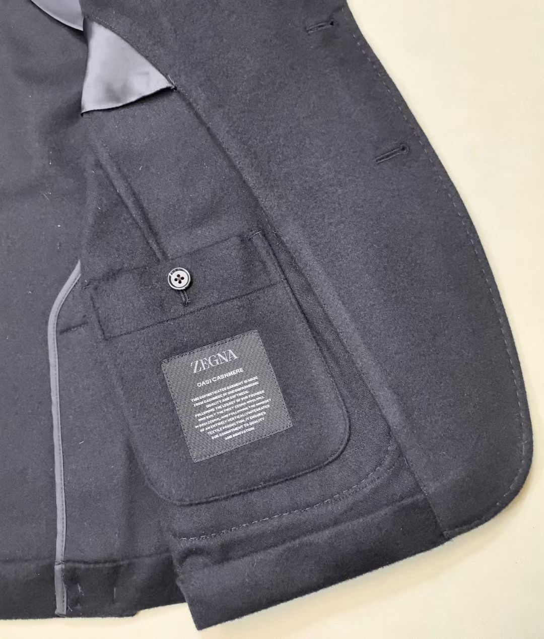 เสื้อแจ๊กเก็ตสูท Zegna BLACK OASI CASHMERE JACKET สินค้าใหม่ ของแท้