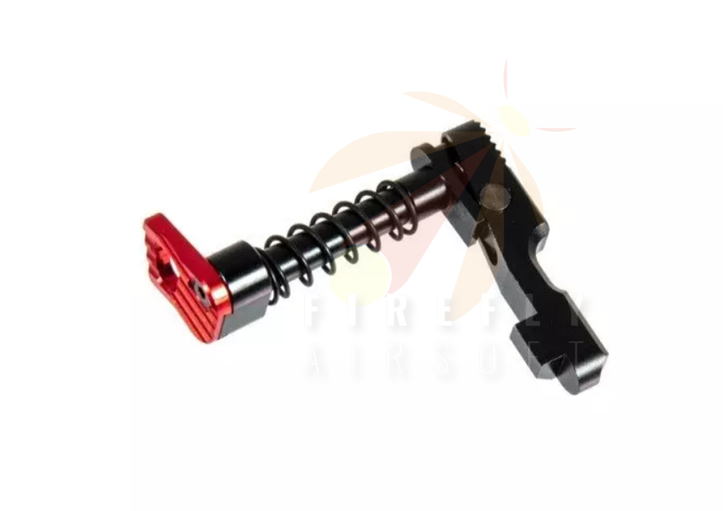 Army Force]CNC Ambidextrous Ambi Magazine Catch[For M4/M16 AEG Series][Red]