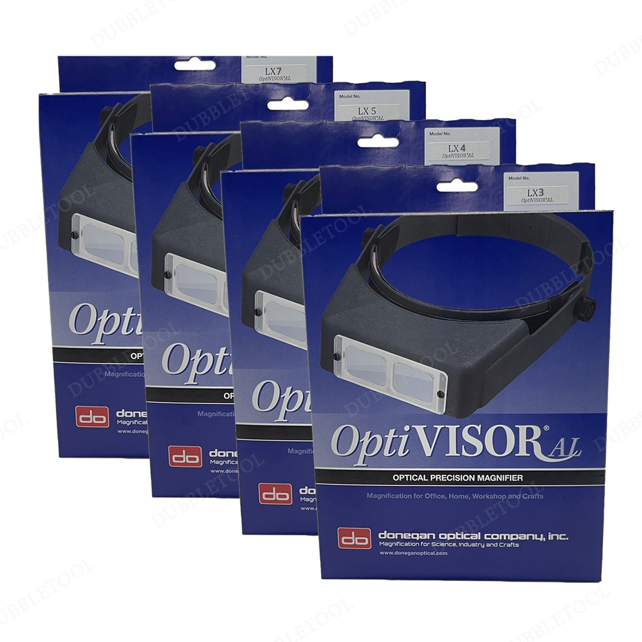 แว่นขยายสวมหัว Opti VISOR AL รุ่น XL3,4,5,7 แว่นขยาย แว่นขยายแกะสลัก Optical Precision magnifier