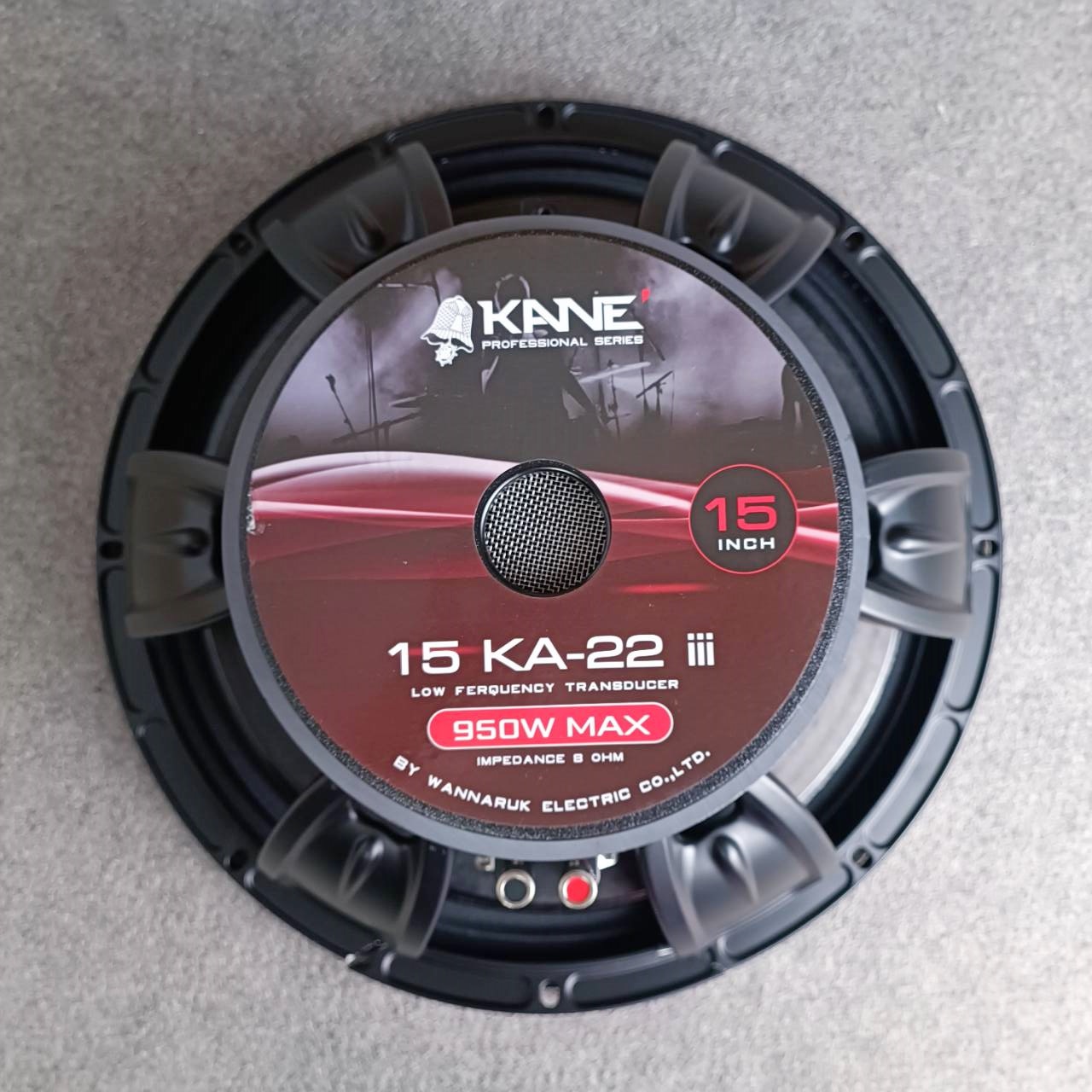 สินค้าเสียหายจากการขนส่ง KANE KA-22III (V3) ลำโพง15นิ้ว โครงหล่อ โครงแตกหัก โครงหล่อ วอยซ์3นิ้ว ลำโพงซับ ลำโพง โครงเหล็กหล่อ KA22 KA 22 ดอกลำโพง เอไอ-ไพศาล