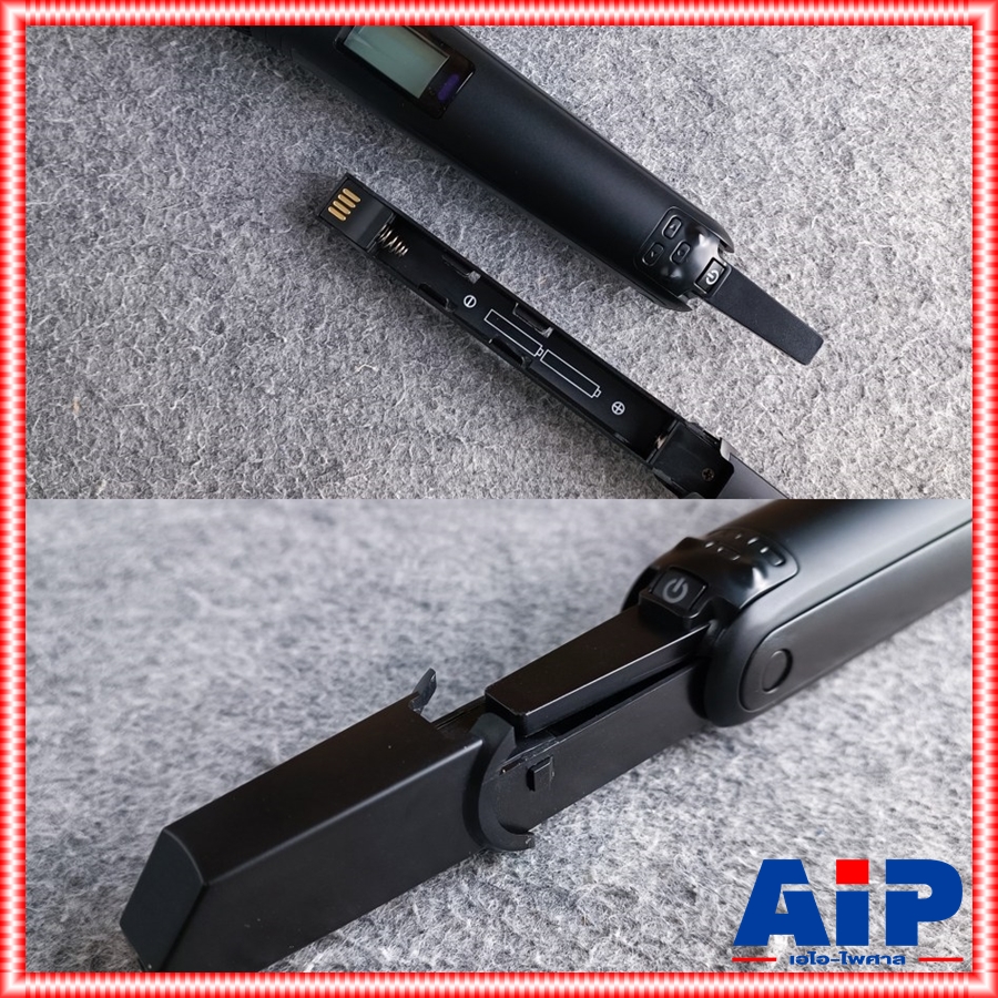 DE ACOUSTIC KV6000 NEW ไมค์ลอยมือถือคู่ UHF ปรับความถี่ได้ ไมค์ลอยคู่ KV 6000 แถมอุปกรณ์ย้ายเสา กระเป๋าเก็บไมค์ kv-6000