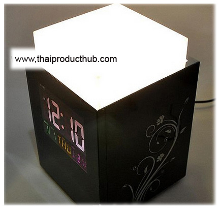 นาฬิกาโคมไฟสัมผัส Clock Lamp