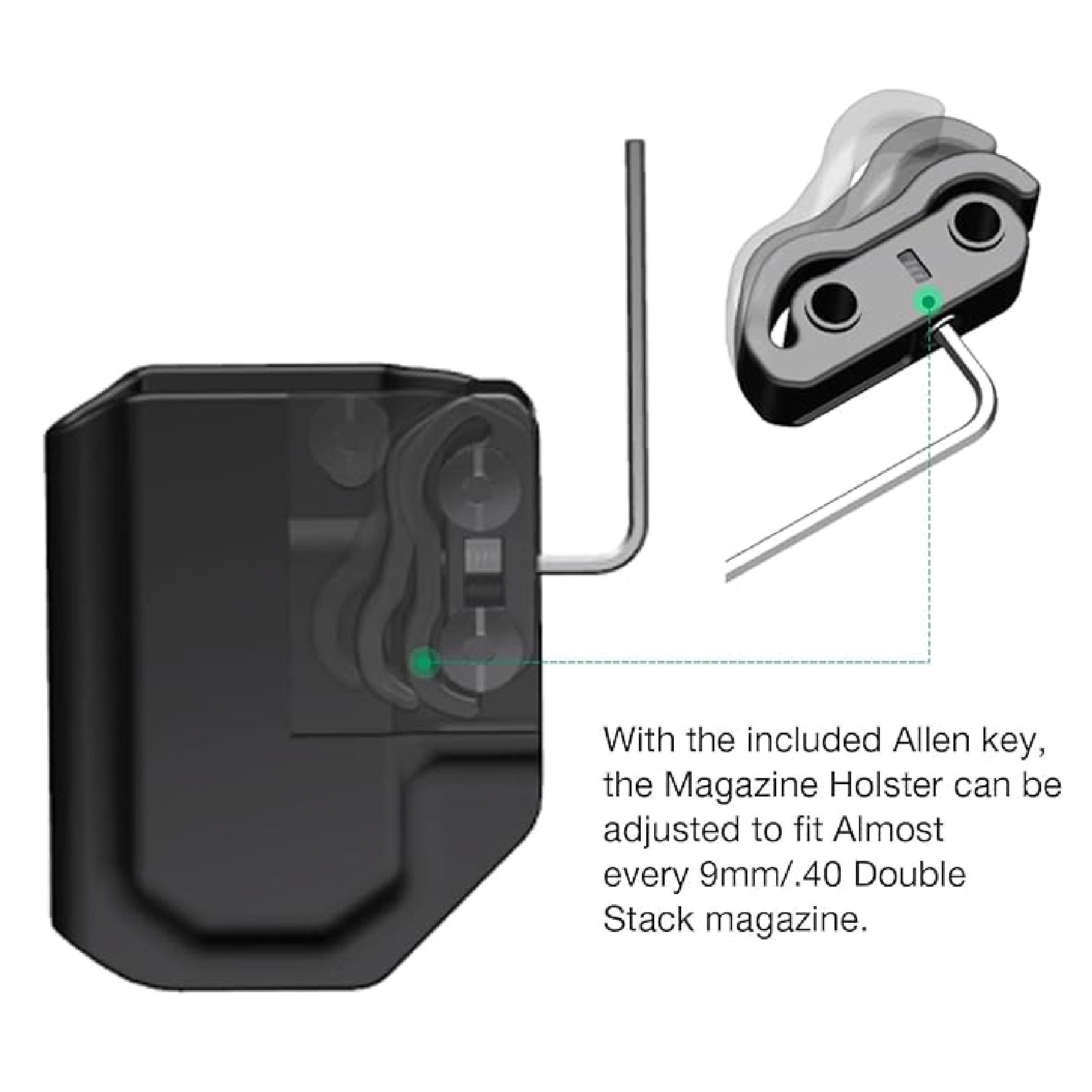 ซองแม็กกาซีน 9 mm. Carbon Fiber Kydex [ Warriorland ] ﹝Tactical Vest﹞