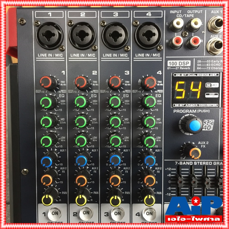 MICROTECH MT-P4 powermixer เพาเวอร์มิกเซอร์ 4 แชนแนล กำลังขับ 2x300W 4 Ohm เอฟเฟคแท้ MT P 4 MTP 4 MTP4 MICRO TECH ไมโครเทค เอไอ-ไพศาล