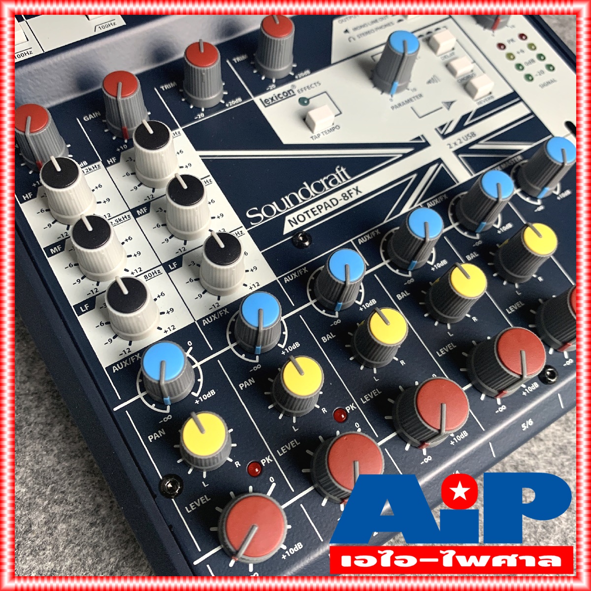 SOUNDCRAFT NOTEPAD-8FX MIXER มิกซ์ มิกเซอร์ เครื่องปรับแต่งเสียง เครื่องเสียง เครื่องปรับเสียง เอไอ-ไพศาล +++