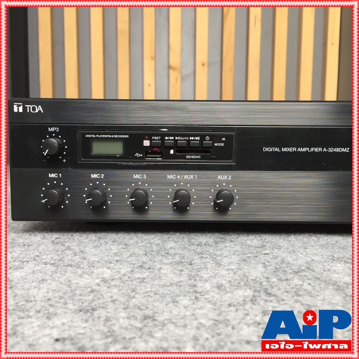 TOA A-3248DMZแอมป์480W+แยกโซน มิกเซอร์แอมป์ มิกเซอร์แอมป์TOA เครื่องปรับแต่งเสียง TOA A 3248DMZ A3248DMZ เอไอ-ไพศาล