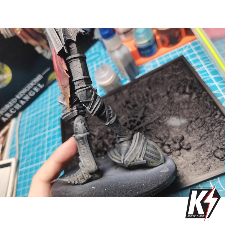 ถาด Drybrush มี 3 แบบ สำหรับทำสี Effect #3DPrint