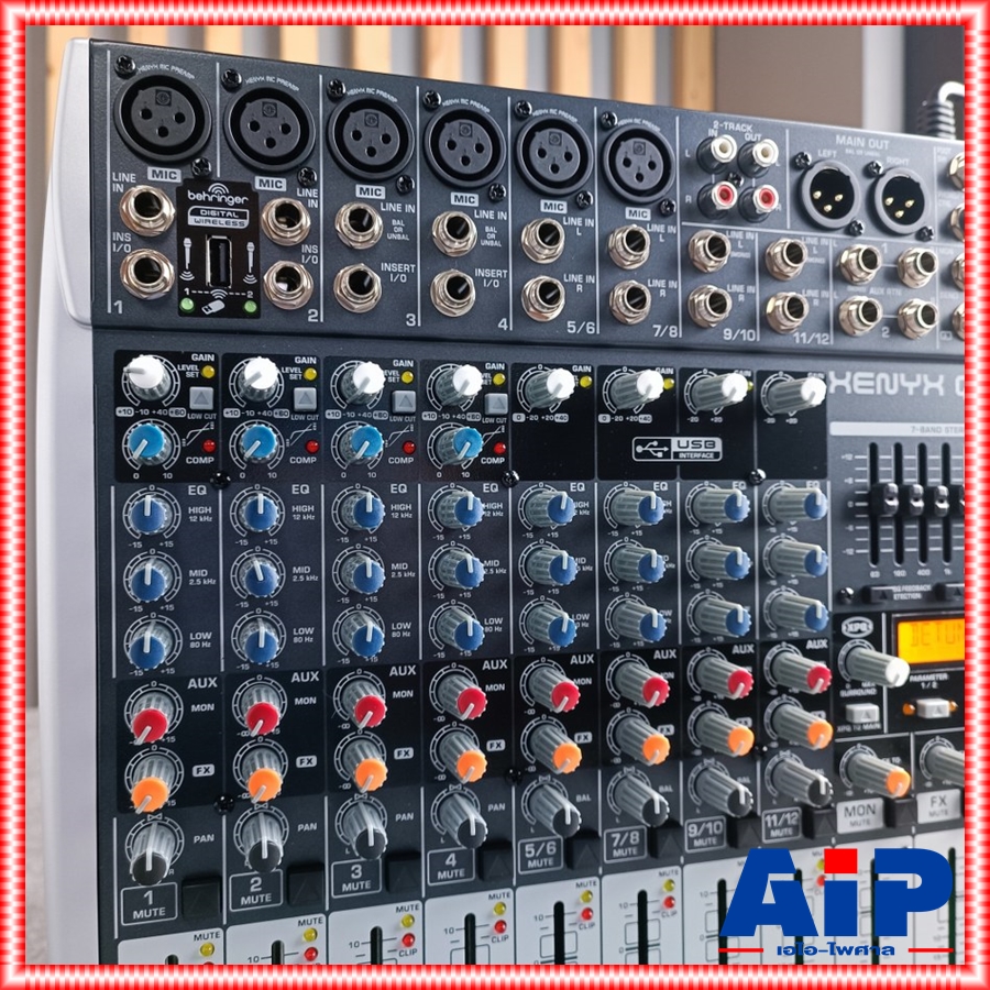 BEHRINGER QX-1222USB mixer MIX QX1222USB QX 1222USB เครื่องเสียง เครื่องปรับแต่งเสียง มิกเซอร์ มิกซ์ เอไอ-ไพศาล +++