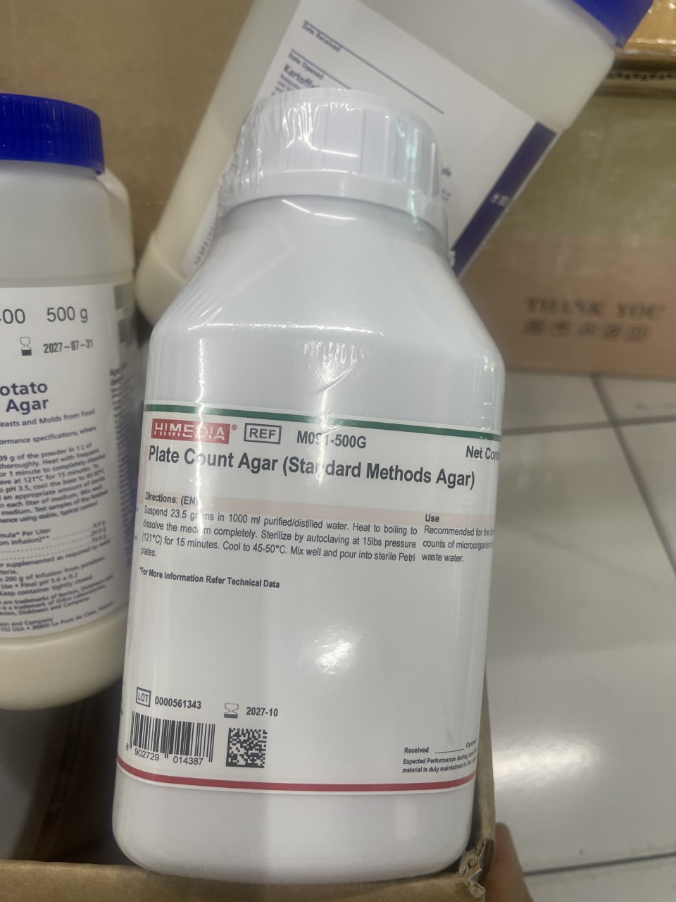 Plate Count Agar, 500 g -Himedia