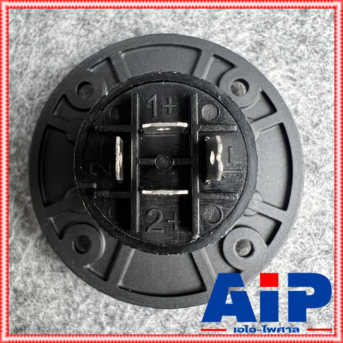 LIDGE แจ็ค SPEAKON LS4MPR ตัวกลม แป้นเหล็ก สเปคคอนติดแท่น สเปคคอนตัวเมีย กลม LS 4 MPR สเปคคอนตัวกลม ติดแท่น