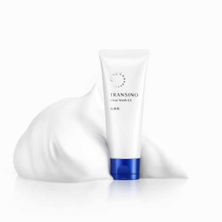 🥰Transino Clear Wash EX โฟมล้างหน้าลบฝ้าทรานเซมินวงการแพทย์ใช้ในการรักษาฝ้า ❤ใช้ดีบอกต่อ❤