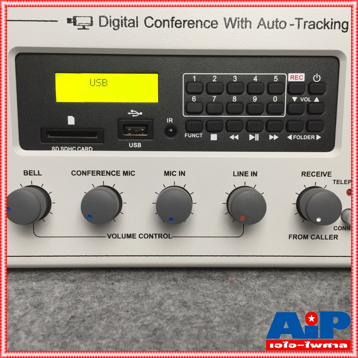 NPE CF-5MPRตัวควบคุม เครื่องควบคุมไมค์ ชุดควบคุมไมค์ CF5MPR ชุดควบคุมไมค์ประชุม ตัวจ่ายไฟ CF 5MPR ตัวควบคุมไมค์