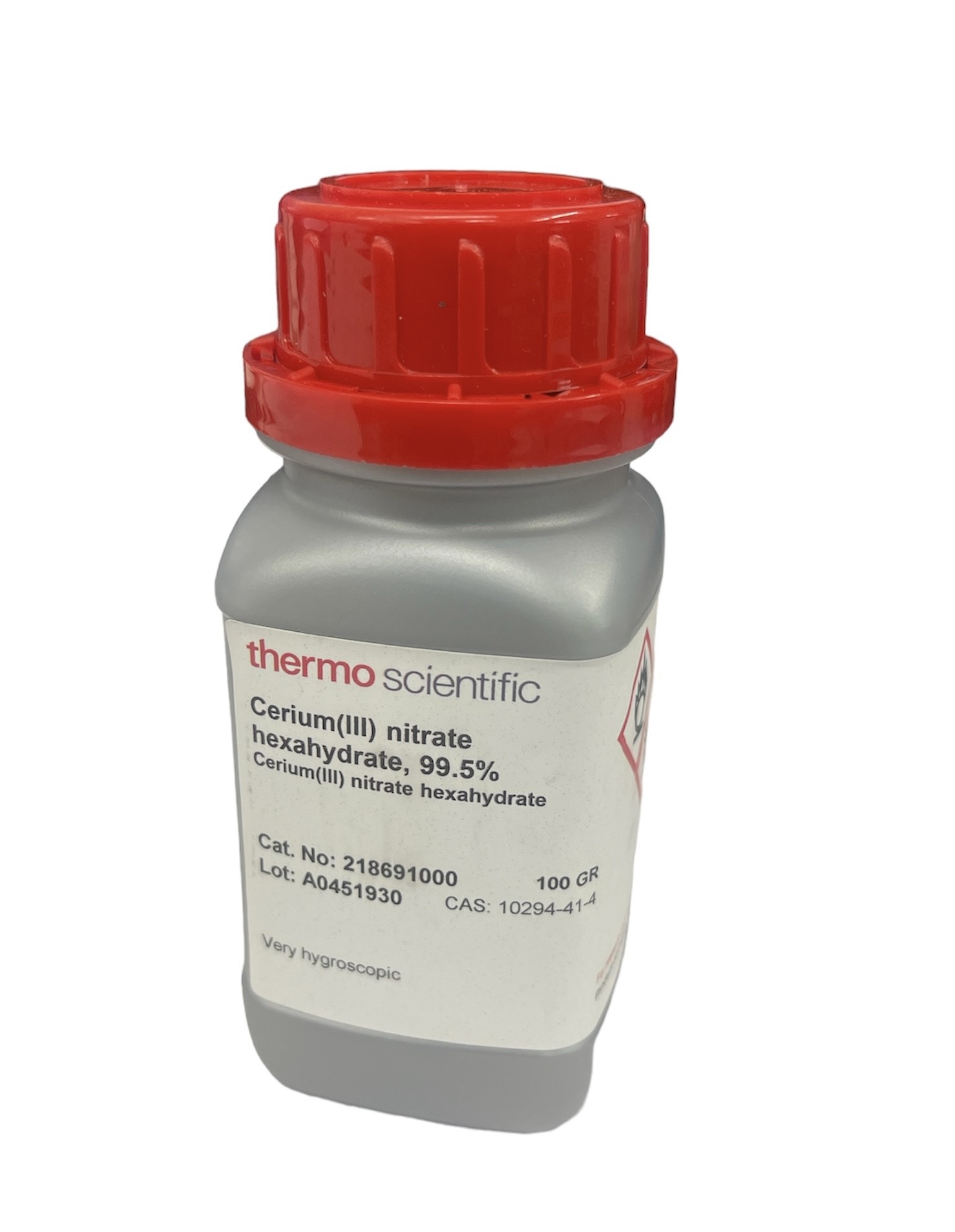 Cerium(III) nitrate hexahydrate, 99.5%, 100 g Thermo Scientific