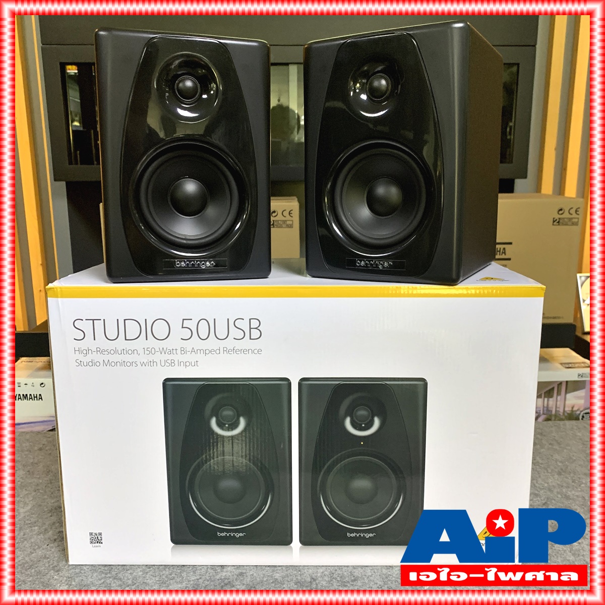 BEHRINGER STUDIO50USB ตู้ลำโพงมอนิเตอร์ ตู้ลำโพง ตู้มอนิเตอร์ STUDIO 50 USB ลำโพงมอนิเตอร์ Personal Monitor System Studio Monitor +++