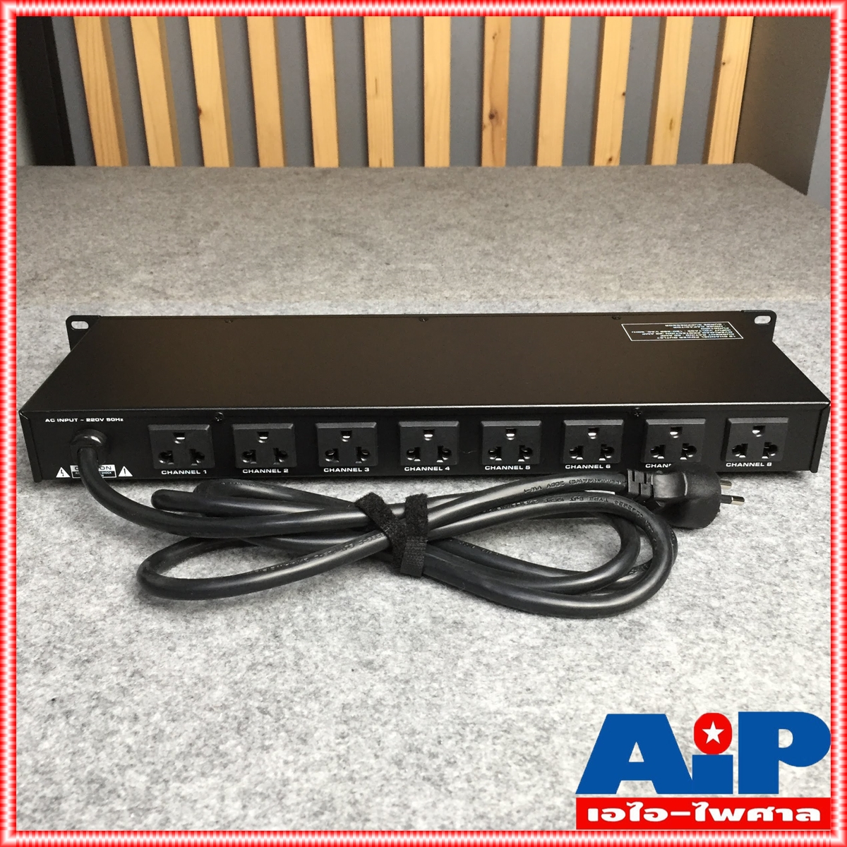 NTS PR810 POWER DISTRIBUTION ปลั๊กรางจ่ายไฟสำหรับติดแล็ค PR 810 BREAKER OUTLET PR-810 เอไอ-ไพศาล