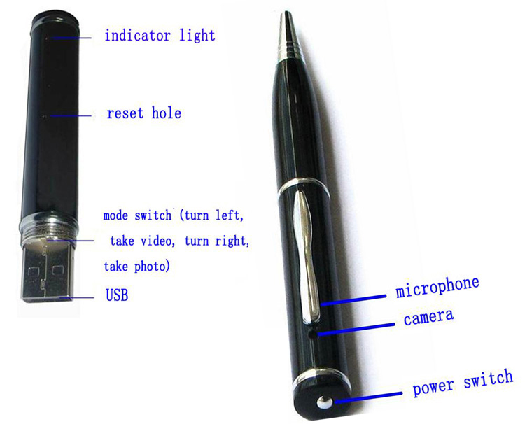 USB แฟลชไดร์ฟ, USB Pen มีกล้องปากกา มีกล้องถ่ายรูป