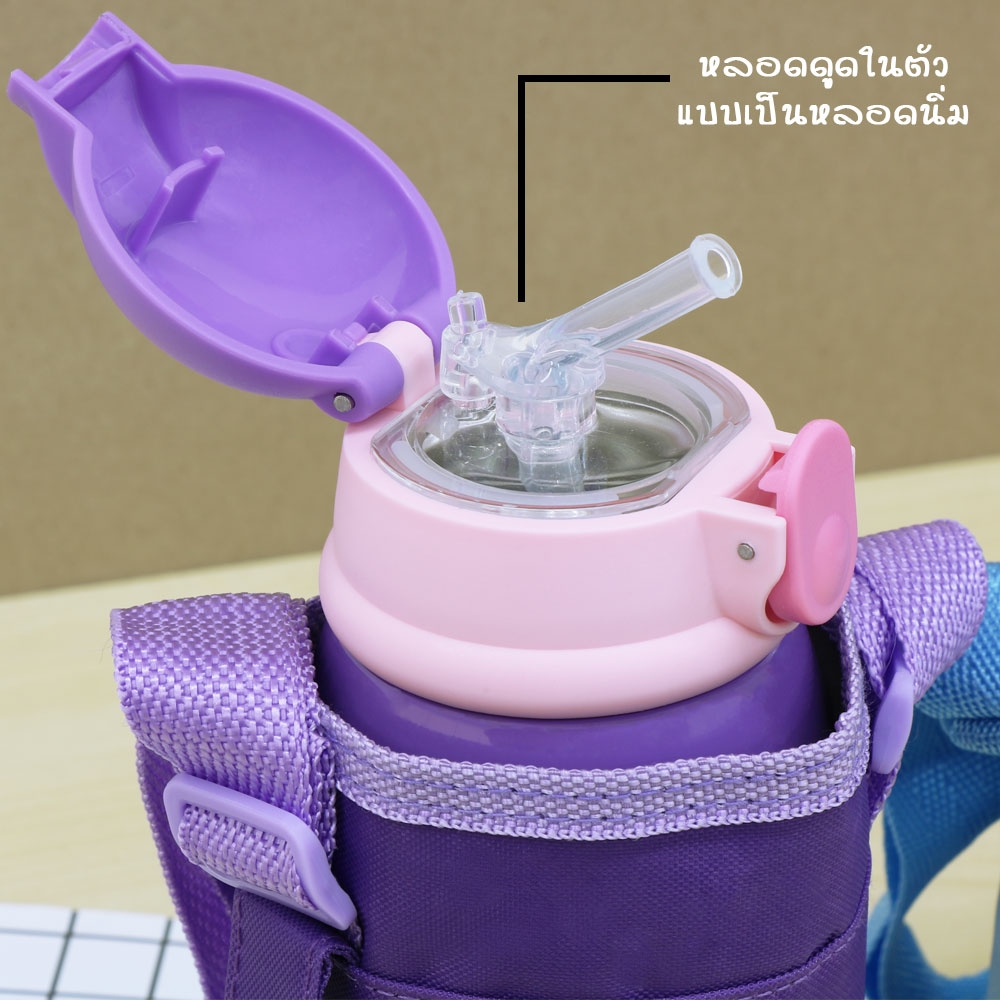 23634 กระติกน้ำเก็บความเย็น-ร้อน พร้อมหัวเปลี่ยนและกระเป๋า ชิ้นละ