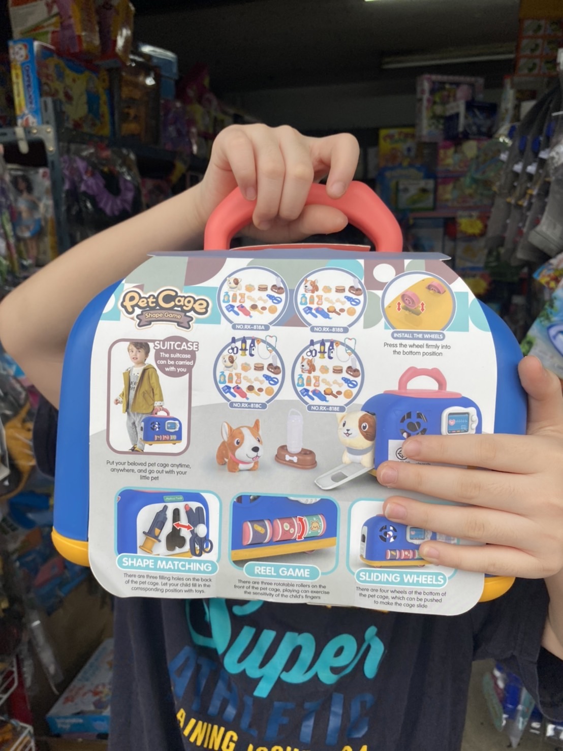 RX-818B ของเล่นตุ๊กตาหมาพร้อมกระเป๋าอุปกรณ์ ชิ้นละ