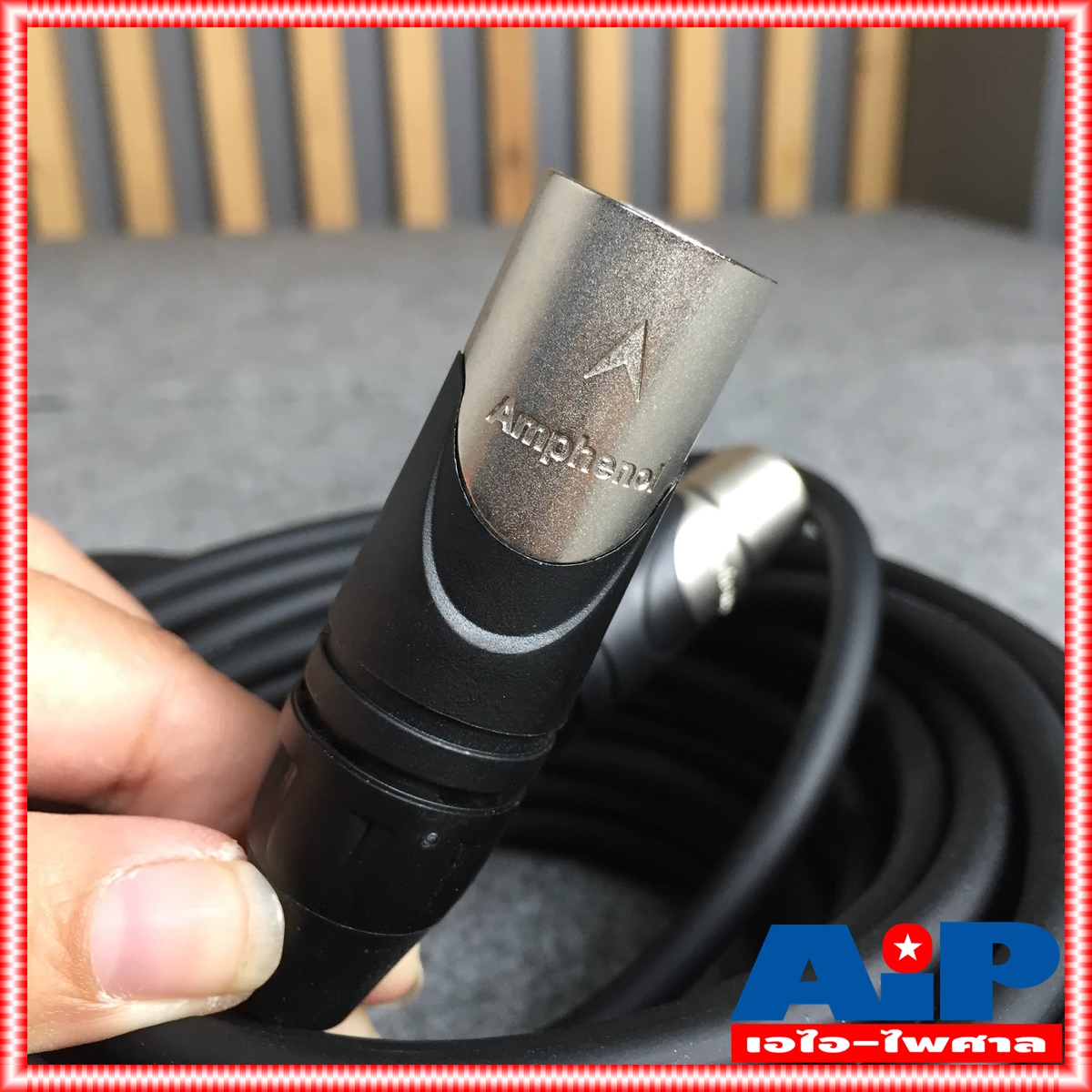 20เมตร AMPHENOL สาย XLRผู้-เมีย 20M CA03-04-C-020 สาย cannon ผู้ ออก cannon เมีย ความยาว 20เมตร สายสัญญาณ XLR ผู้ - XLR เมีย