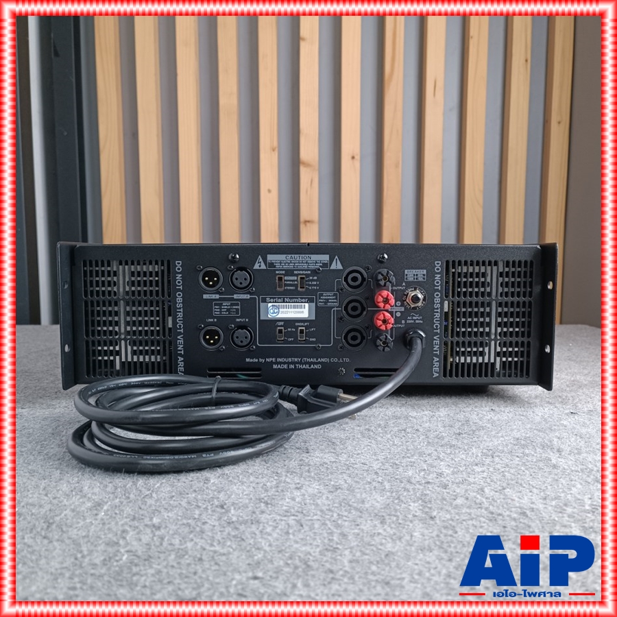 NPE C-1800 POWERAMP เครื่องขยายเพาเวอร์แอมป์ ทรานซิสเตอร์ 470Wrms ที่ 8 OHM C1800 C 1800 เอไอ-ไพศาล