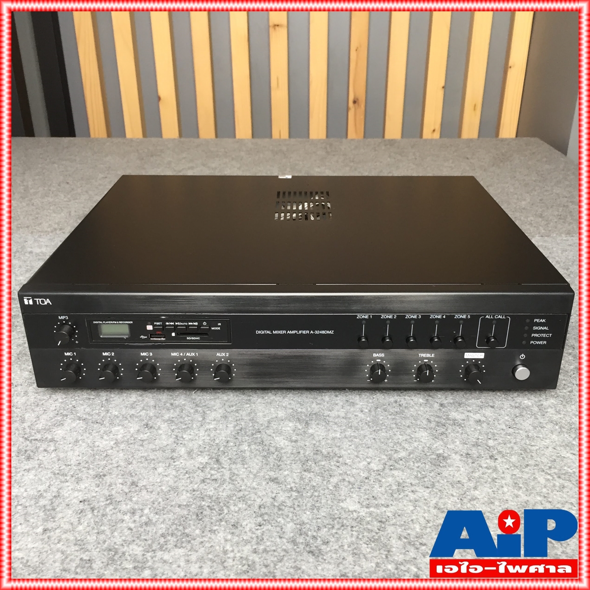 TOA A-3248DMZแอมป์480W+แยกโซน มิกเซอร์แอมป์ มิกเซอร์แอมป์TOA เครื่องปรับแต่งเสียง TOA A 3248DMZ A3248DMZ เอไอ-ไพศาล