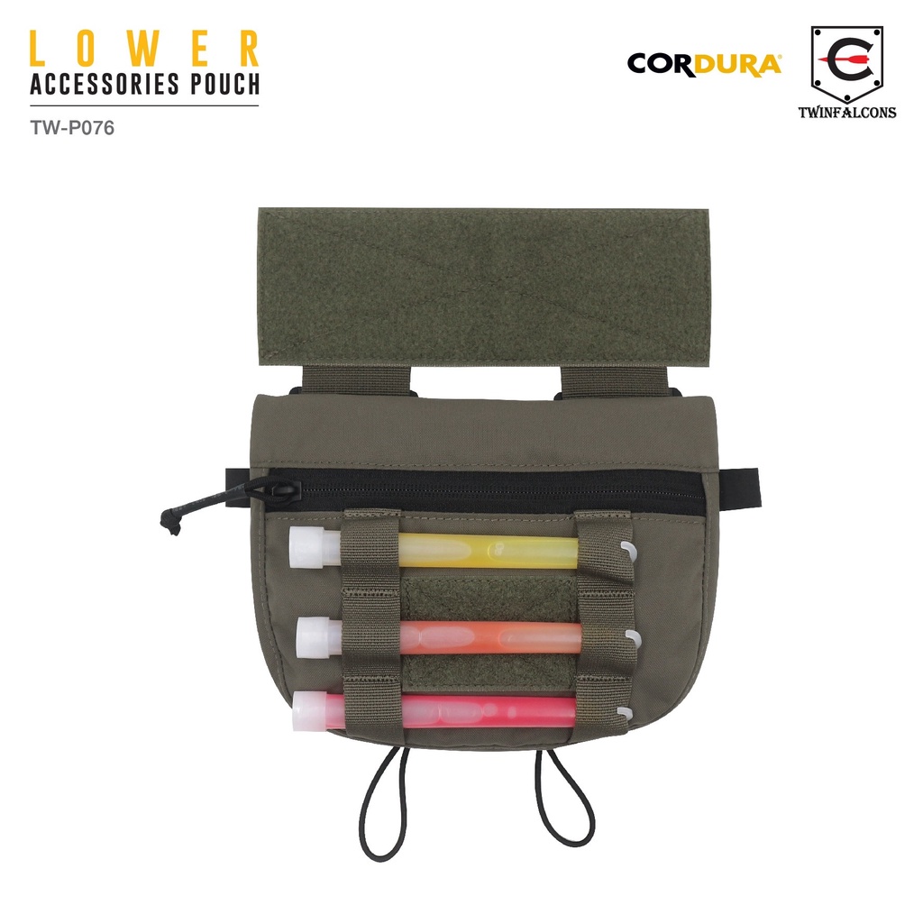 กระเป๋าเสริมติดเวส Lower Accessories Pouch ( Twinfalcons ) [ TW-P076 ]