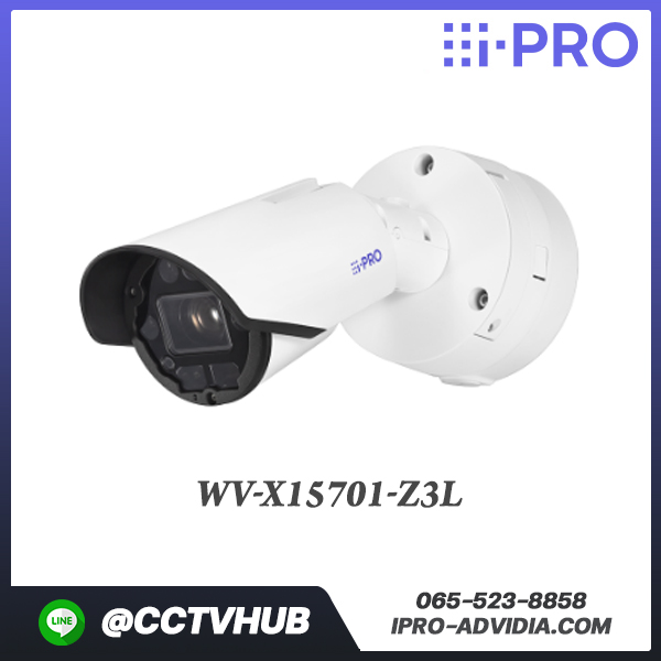 กล้อง I-Pro รุ่น WV-X15701-Z3L 4K AI Outdoor IR Bullet Camera (30x zoom)