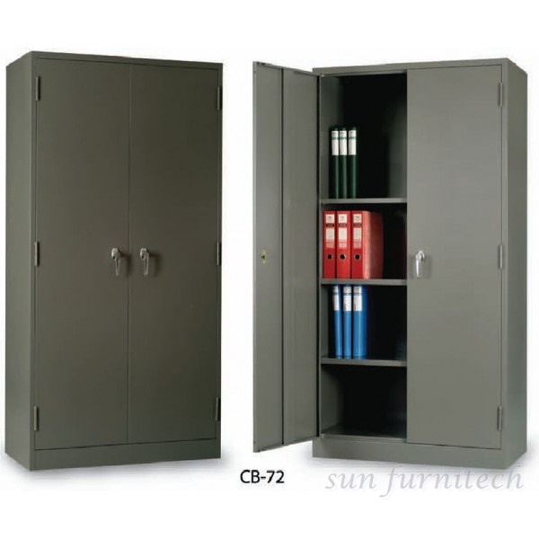 ตู้เอกสารสูง 2 บานเปิด, ตู้สูง 2 บานเปิด, ตู้เหล็ก 2 บานเปิด มือจับชนิดบิด smart form รุ่น CB-72