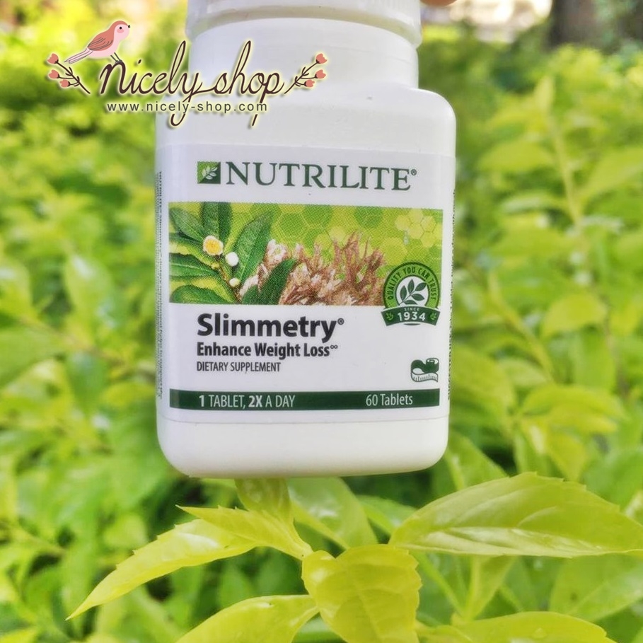 Nutrilite Slimmetry Dietary Supplement จำนวน60 เม็ด ปลอดภัยด้วยสารสกัดจากสมุนไพร ไม่โยโย้